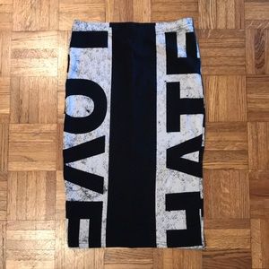 Love Hate Skirt